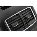 Abdeckung schwarz Mittelkonsole Lüftungsdüsen hinten Getränkehalter Audi A6 4F