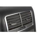Abdeckung schwarz Mittelkonsole L&uuml;ftungsd&uuml;sen hinten Getr&auml;nkehalter Audi A6 4F