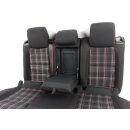 Sitze + Rückbank VW Golf 6 GTI Edition 35 Ausstattung Stoff schwarz/rot 3 Türig