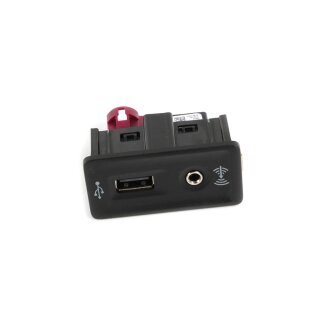 Multimediaanschluss USB AUX 5G0035222F-5Q0035724 Audi Skoda VW Seat Adapter