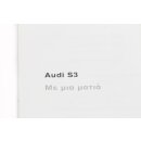 Betriebsanleitung Audi S3 8P Sprache griechisch Bordbuch Bedienungsnaleitung 07