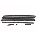 Dekorleisten Armaturenbrett-Türverkleidungen VW Golf 5 Variant black-silber Netz