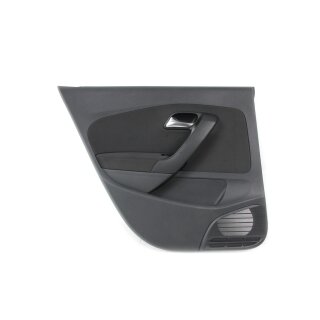 Türverkleidung VW Polo 6R 4 türig hinten links titanschwarz Stoff 6R6867211AD