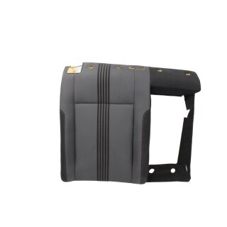 Rücksitzbank Lehne hinten rechts Bezug titanschwarz/cashmere Stoff VW Golf 7 Polster