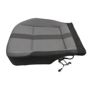 Sitzpolster Bezug Sitz titanschwarz/cashmere Stoff VW Golf 7 Sitzheizung