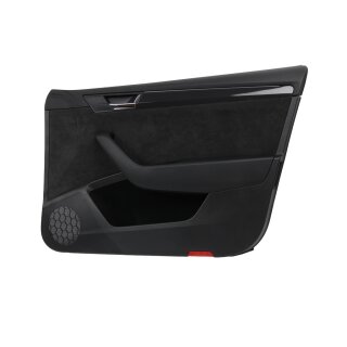 Türverkleidung vorne rechts 3V0867012A Skoda Superb RS 3V satinschwarz Alcantara