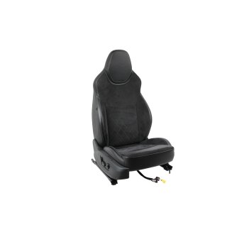 Sitz vorne rechts Skoda Superb RS 3V Sportsitz elektrisch Teilleder-Alcantara