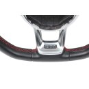 Lenkrad Leder DSG Multifunktion 2G0419091CK VW Polo AW GTI schwarz/rot MFL