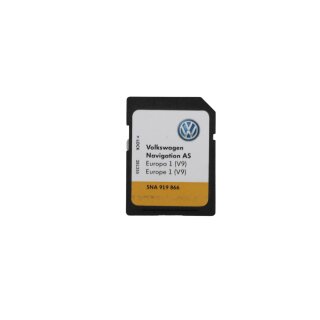 VW SD Navigation AS GPS Karte 5NA919866AA Europa 3 V11 Discover Media MIB2