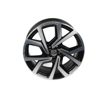 Alufelge 7,5x18 ET51 LK 5x100 VW Polo AW GTI 2G0601025AC 1 Stück original /D Kratzer