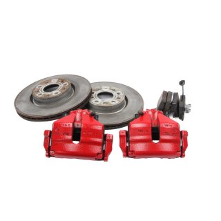 Bremssättel Träger vorne VW Golf 6 GTI Edition 35 links+rechts rot 312mm Bremse