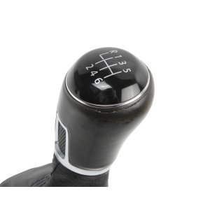 M MODECAR Schalthebelknauf + Schaltsack Für VW Touran & Caddy - 6-Gang Mit Chromring