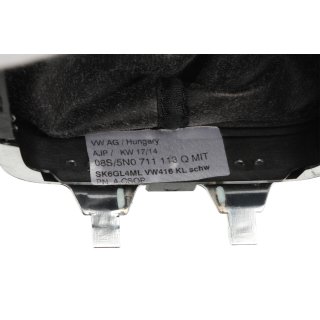 M MODECAR Schalthebel Für VW Passat B6/B7/CC - Schwarz Mit Chrom & Manschette 6-Gang