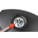 Lenkrad VW Golf 5 GTI Edition 30 Leder Multifunktion abgeflacht 1K0419091AN schwarz mit Airbag
