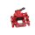 Bosch Bremssattel rot mit Träger hinten rechts VW Golf 6 GTI Edition 35 272x10mm