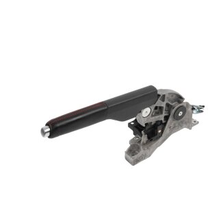 Handbremshebel VW Golf 6 GTI Handbrems Hebel titanschwarz rot Leder 1K0711303M