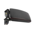 Mittelarmlehne 5K0061123 VW Golf 6 schwarz/rot Kunstleder Verstellbar Neigung und länge