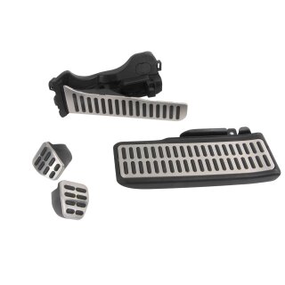 Pedalauflagen VW Scirocco Golf 5-6 GTI Seat Cupra Edelstahl Kappen Fußstütze Gas