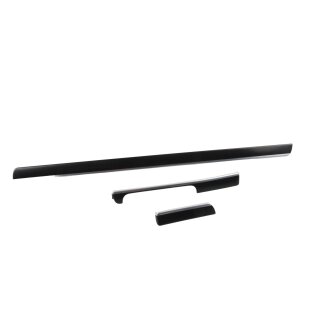 Dekorleisten Armaturenbrett alu black peak VW Eos 1F Leiste Handschuhfach-Tacho