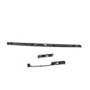 Dekorleisten Armaturenbrett alu black peak VW Eos 1F Leiste Handschuhfach-Tacho