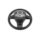 Leder Lenkrad schwarz 1Q0419091AP VW Golf 6 Cabrio Eos 1F Multifunktionslenkrad ohne Tasten