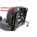 Fahrersitz elektrisch vorne links VW Eos 1F Leder-Teilleder titanschwarz Ohne Steuergeräte
