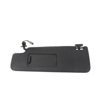 Sonnenblende links 1Q0857551P schwarz VW Eos 1F Fahrerseite mit Spiegel