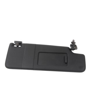 Sonnenblende rechts 1Q0857552F schwarz VW Eos 1F Beifahrerseite mit Spiegel