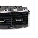 Lüftdüse hinten Mittelkonsole 4F0819203C Audi A6 4F5, C6 Lüftungsgitter schwarz