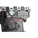 Lüftdüse hinten Mittelkonsole 4F0819203C Audi A6 4F5, C6 Lüftungsgitter schwarz