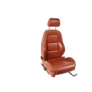 Sitz vorne links und rechts Leder Mokassin-Rot Sitzheizung Audi TT 8N Roadster