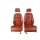 Sitz vorne links und rechts Leder Mokassin-Rot Sitzheizung Audi TT 8N Roadster