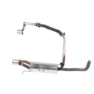 Eisenmann Endschalldämpfer 2x102mm ø rund Audi TT 8N 1,8T (110kW-132 kW), 2WD Edelstahl