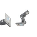 Türscharnier 8N0831412B-1J0831402C vorne rechts oben-unten Audi TT 8N LZ7X grau