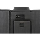 Rücksitzbank Kopfstützen VW Passat 3C B7 Variant Alcantara-Leder titanschwarz/rot Mittelarmlehne Durchlade