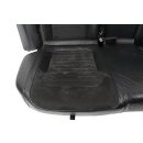 Rücksitzbank Kopfstützen VW Passat 3C B7 Variant Alcantara-Leder titanschwarz/rot Mittelarmlehne Durchlade