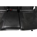Rücksitzbank Kopfstützen VW Passat 3C B7 Variant Alcantara-Leder titanschwarz/rot Mittelarmlehne Durchlade