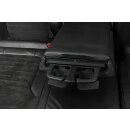 Rücksitzbank Kopfstützen VW Passat 3C B7 Variant Alcantara-Leder titanschwarz/rot Mittelarmlehne Durchlade