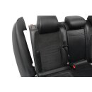 Rücksitzbank Kopfstützen VW Passat 3C B7 Variant Alcantara-Leder titanschwarz/rot Mittelarmlehne Durchlade