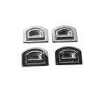 4x Verzurröse Zurröse chrom 1K0864203 VW Passat 3C B6-B7 CC Golf 5 6 Touareg