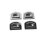 4x Verzurröse Zurröse chrom 1K0864203 VW Passat 3C B6-B7 CC Golf 5 6 Touareg