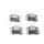 4x Verzurröse Zurröse chrom 1K0864203 VW Passat 3C B6-B7 CC Golf 5 6 Touareg