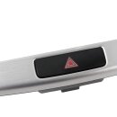 Radioblende VW Passat 3C B7 3AA858069C Warnblinkschalter aluminium gebürstet