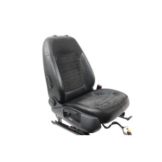Sitz Beifahrersitz rechts VW Passat 3C B7 Variant schwarz Leder/Alcantara