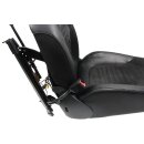 Sitz Beifahrersitz rechts VW Passat 3C B7 Variant schwarz Leder/Alcantara