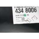 Seitenverkleidung Verkleidung hinten links 8J8867043 schwarz Audi TT 8J Coupe