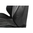 Fahrersitz Sitz vorne links Alcantara-Leder schwarz Audi TT 8J Sitzheizung