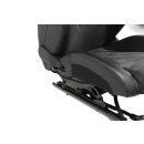 Fahrersitz Sitz vorne links Alcantara-Leder schwarz Audi TT 8J Sitzheizung
