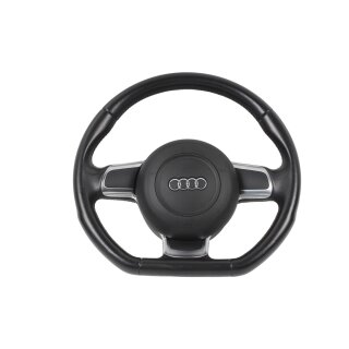 Lenkrad Leder Abgeflacht 8J0419091-8J0880201H Audi TT 8J A3 8P komplett schwarz