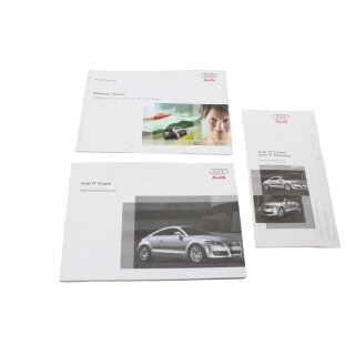 Betriebsanleitung Audi TT 8J Coupe Bj.07 Bordbuch Deutsch *ohne Tasche* Bordmappe